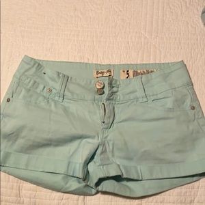 Aqua shorts
